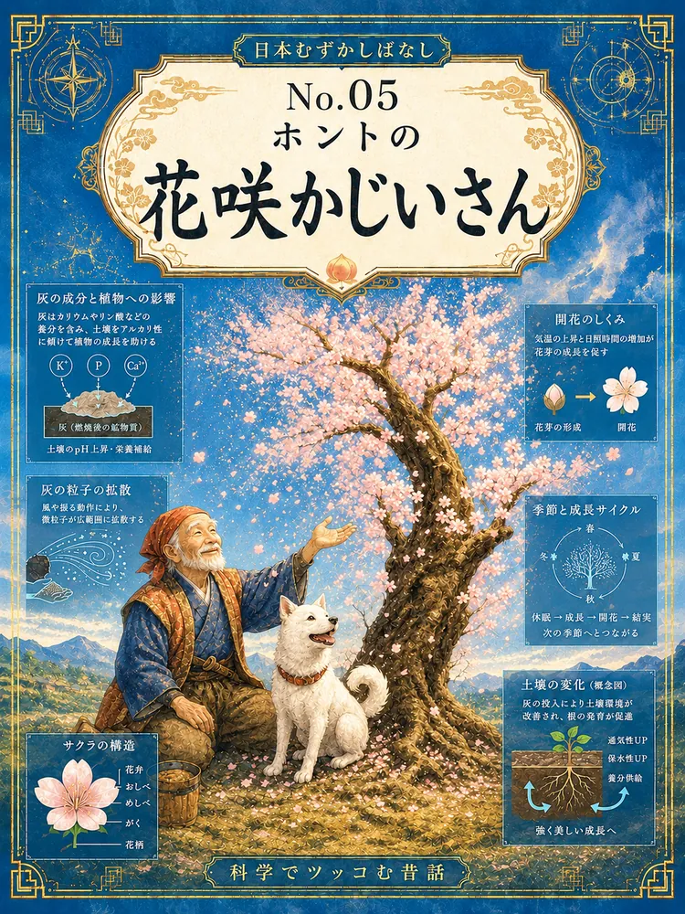 ホントの花咲かじいさんの表紙